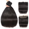 Vee Kouture 4 bundles straight Human hair deals With 13 X4 HD Lace Frontal