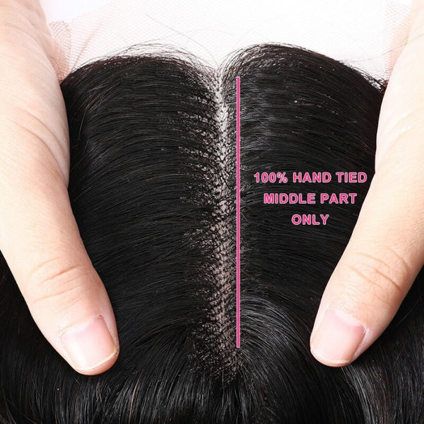 5x5 Body Wave HD transparent Lace Closure