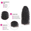 VeeKouture  Jerry Curl Hair Weave Unprocessed Human Hair